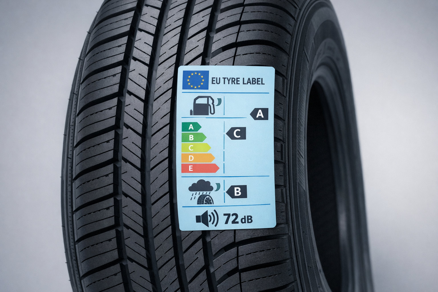 EU-regler för märkning av däck